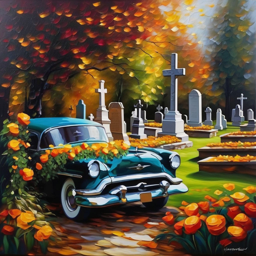 Фото Сонник красить на кладбище